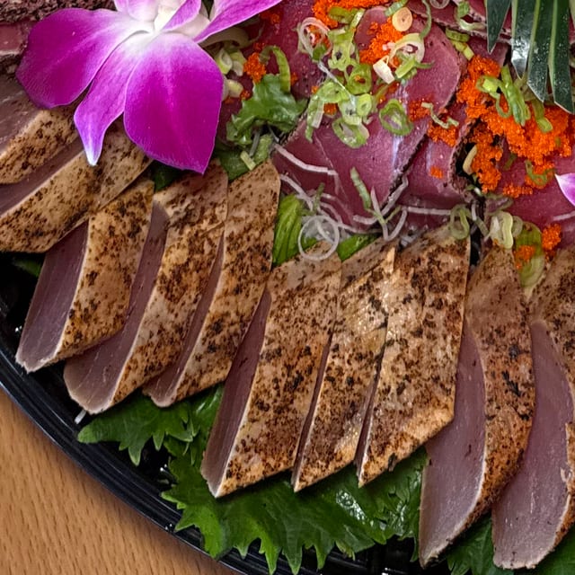Albacore sashimi.
